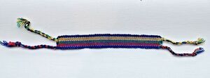 Friendship Bracelet Guatemala Mayan Woven Unisex Artisan Handmade Adjustable Tie